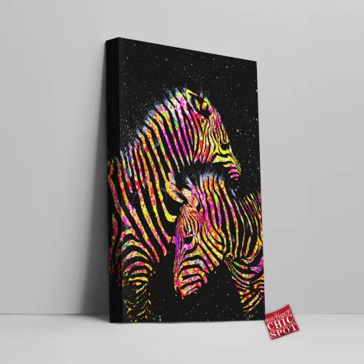 Zebras Canvas Wall Art
