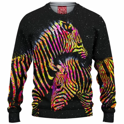 Zebras Knitted Sweater