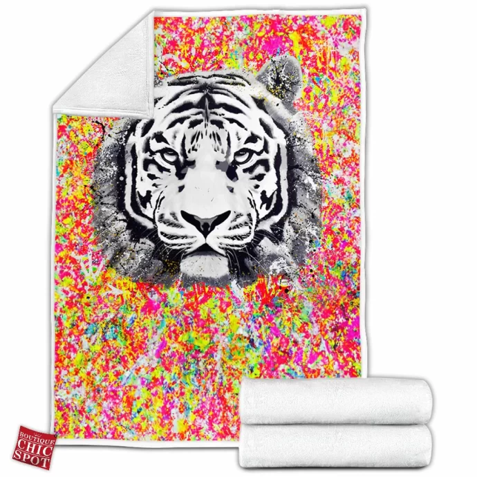 Tiger Fleece Blanket