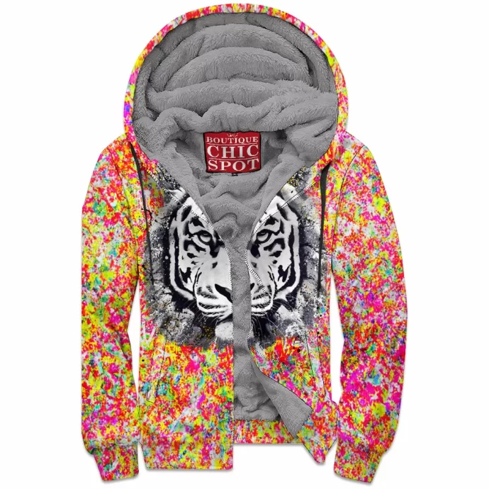 Tiger Zip Fleece Hoodie