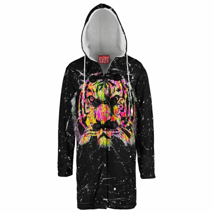 Tiger Hooded Cloak Coat