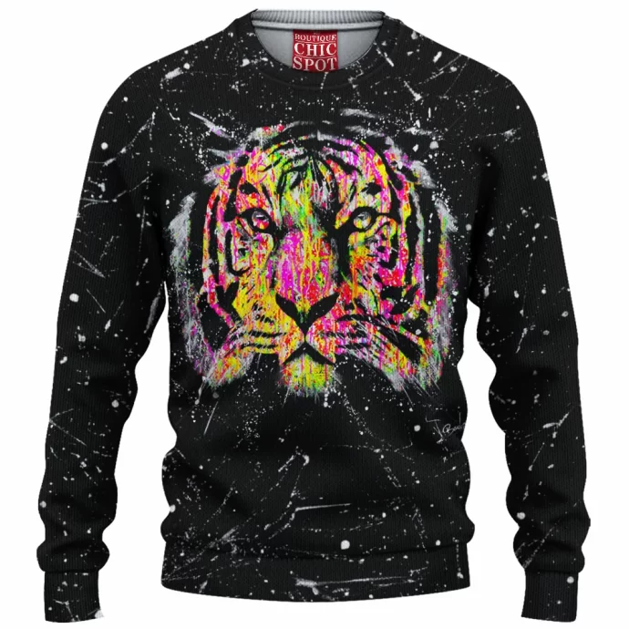 Tiger Knitted Sweater