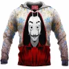 Money Heist Fleece-Hoodie, Movie Fleece-Hoodie