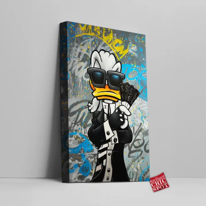 Donald Duck Canvas Wall Art