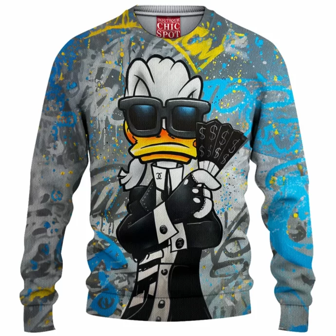 Donald Duck Knitted Sweater