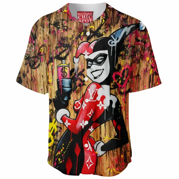 Harley Quinn Baseball Jersey