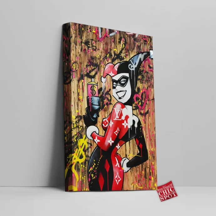 Harley Quinn Canvas Wall Art