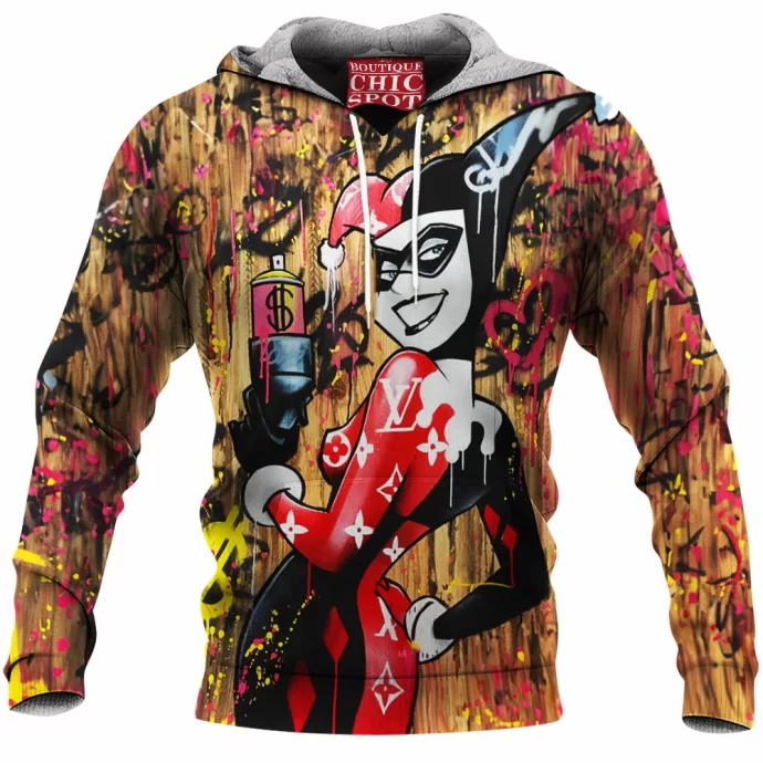 Harley Quinn Fleece Hoodie