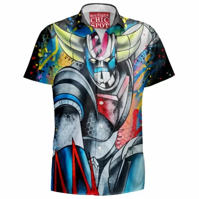 Anime Hawaiian-Shirt, Mazinger Z Hawaiian-Shirt