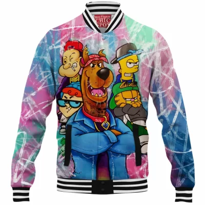 Cat Baseball-Jacket