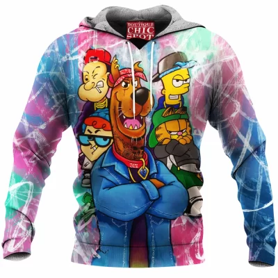 Cat Fleece-Hoodie
