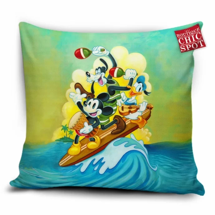 Mickey Mouse Goofy Donald Duck Pillow Cover