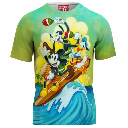 Mickey Mouse Goofy Donald Duck T-Shirt