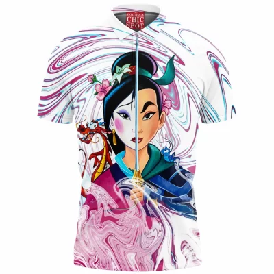 Animation Polo Shirt, Disney Polo Shirt, Mulan Polo Shirt