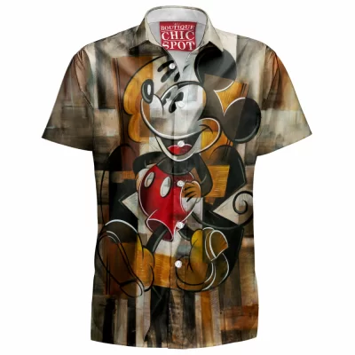 Animation Hawaiian-Shirt, Mickey Mouse Hawaiian-Shirt, Disney Hawaiian-Shirt