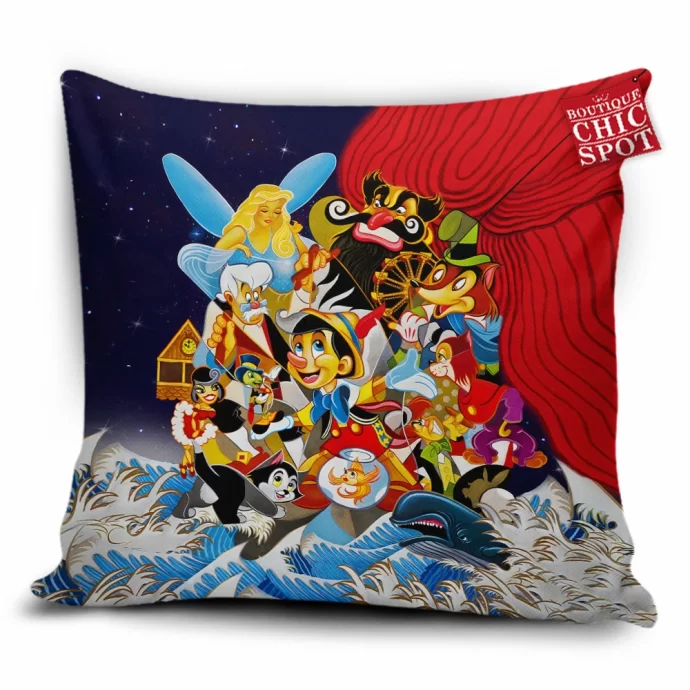 Pinocchio Pillow Cover