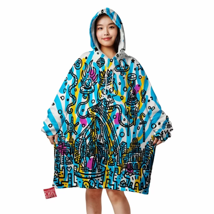 Cartoon, Animation Art Blanket Hoodie