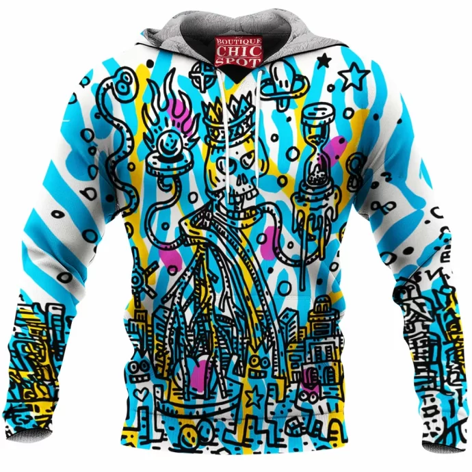 Cartoon, Animation Art Fleece Hoodie