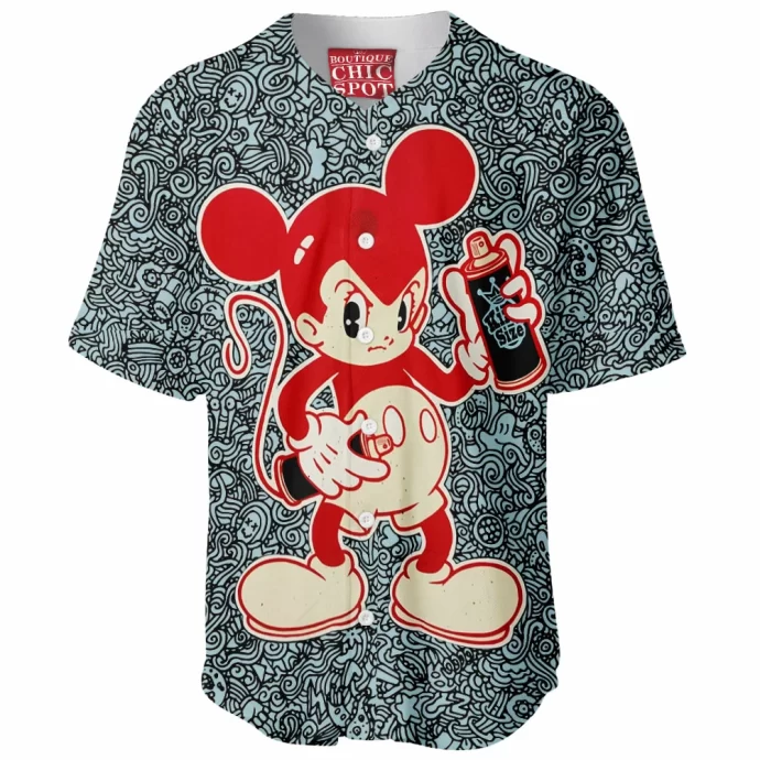 Mickey Mouse x Astro Boy Baseball Jersey