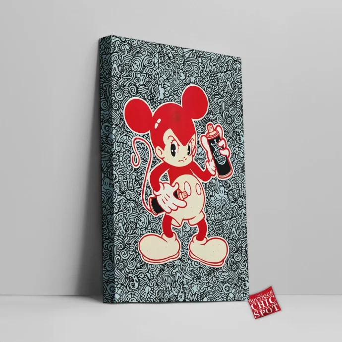 Mickey Mouse x Astro Boy Canvas Wall Art