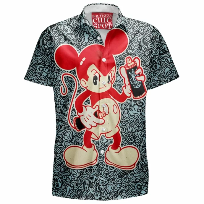 Mickey Mouse x Astro Boy Hawaiian Shirt