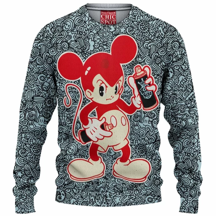 Mickey Mouse x Astro Boy Knitted Sweater