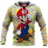 Game Fleece-Hoodie, Mario Fleece-Hoodie