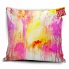 Abstract Pink Pillow Cover