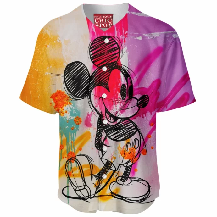 Mickey Mouse Baseball Jersey