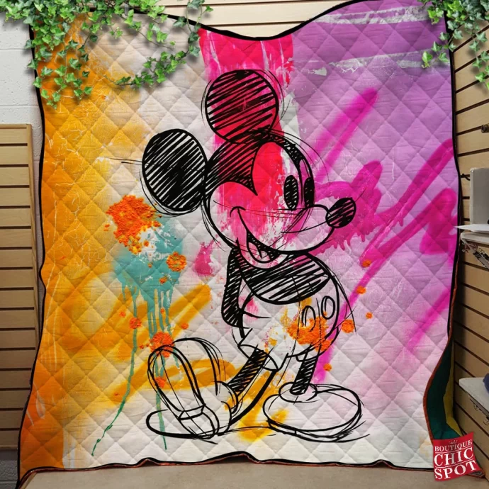 Mickey Mouse Quilt Blanket