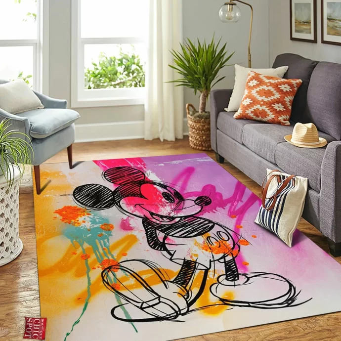 Mickey Mouse Rectangle Rug