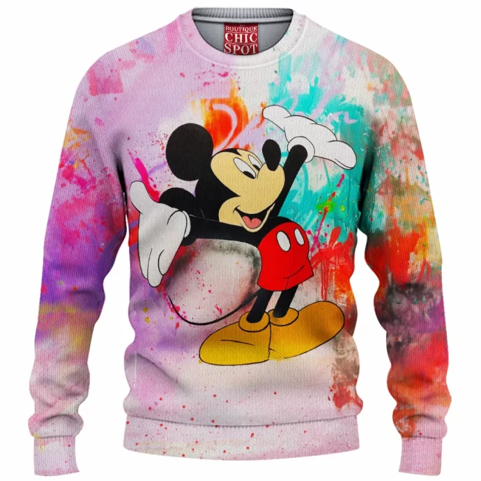 Mickey Mouse Knitted Sweater