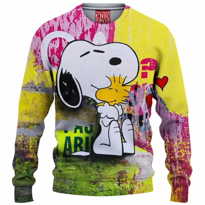 Snoopy Knitted Sweater