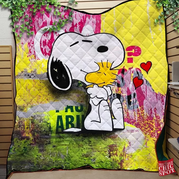 Snoopy Quilt Blanket