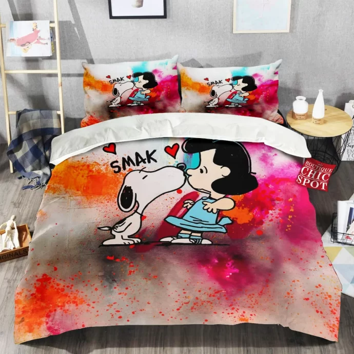 Snoopy and Lucy van Pelt Bedding Set