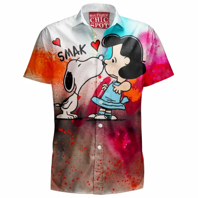 Snoopy and Lucy van Pelt Hawaiian Shirt