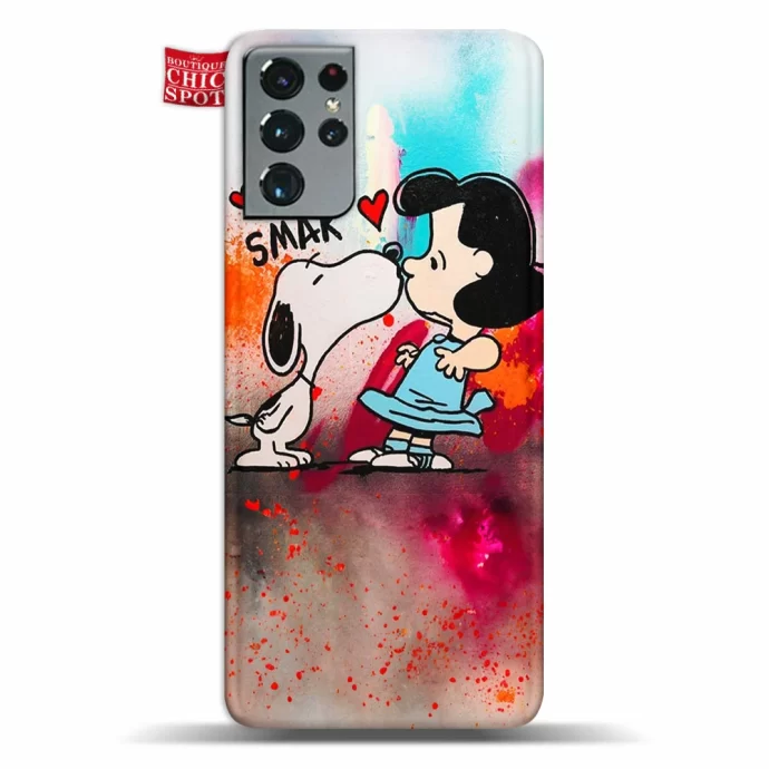 Snoopy and Lucy van Pelt Phone Case Samsung