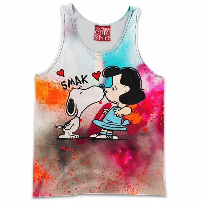 Snoopy and Lucy van Pelt Tank Top