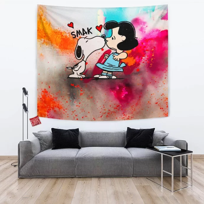 Snoopy and Lucy van Pelt Tapestry