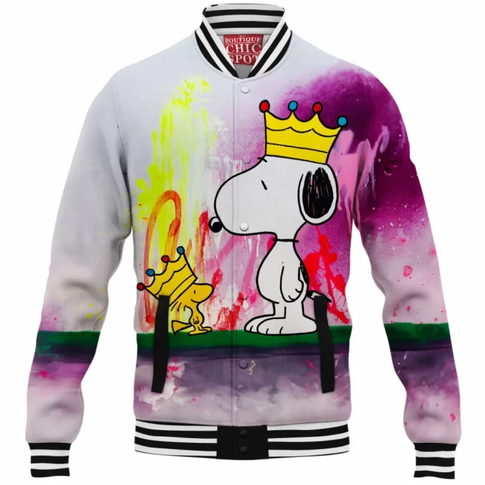 Snoopy Woodstock Baseball Jacket