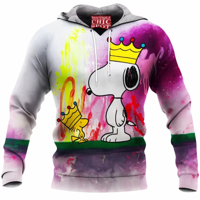 Snoopy Woodstock Fleece Hoodie