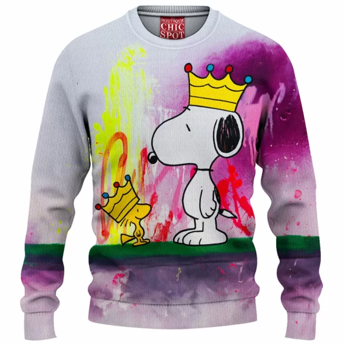 Snoopy Woodstock Knitted Sweater