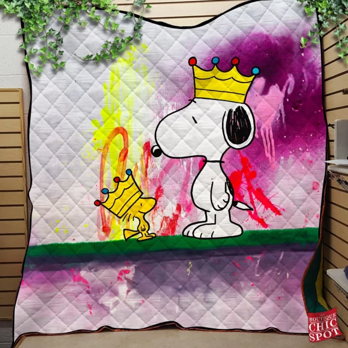 Snoopy Woodstock Quilt Blanket