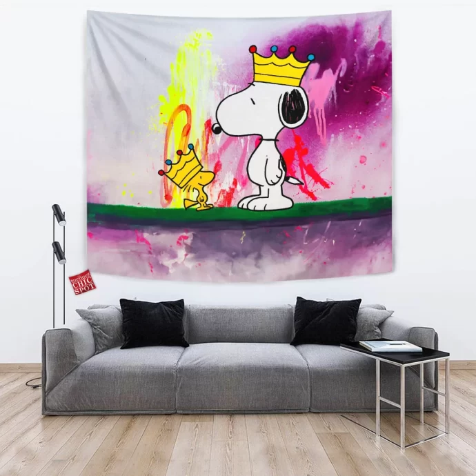 Snoopy Woodstock Tapestry