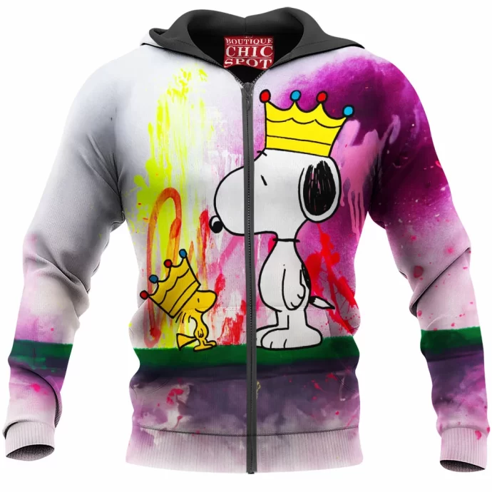 Snoopy Woodstock Zip Hoodie