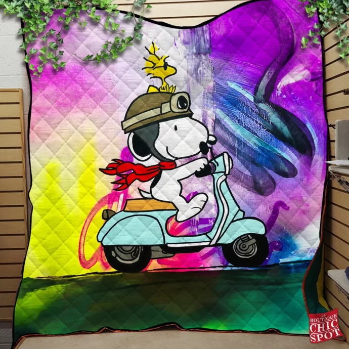 Snoopy Quilt Blanket