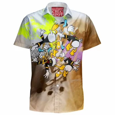 Animation Hawaiian-Shirt, Donald Duck Hawaiian-Shirt, Disney Hawaiian-Shirt