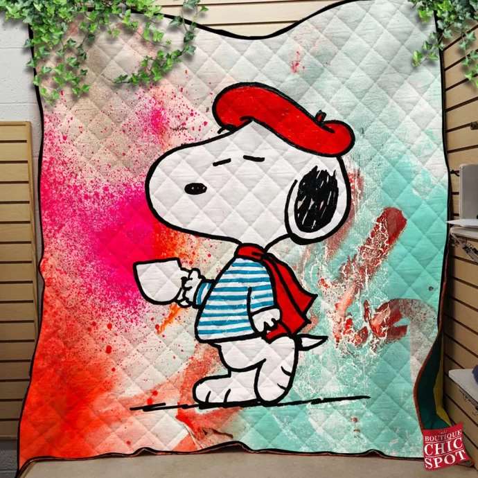 Snoopy Quilt Blanket