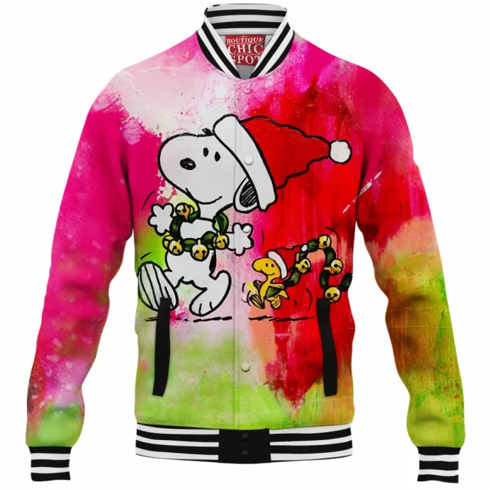 Snoopy Woodstock Baseball Jacket