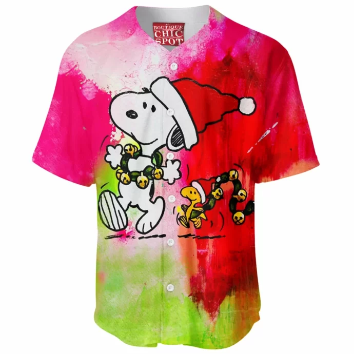 Snoopy Woodstock Baseball Jersey